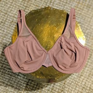Body by Wacoal Pink Unlined Underwire Bra